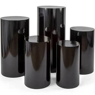 Plinth Cylinder Pedestals (Rental)